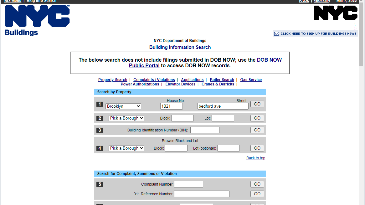 Unlocking the Secrets of the City: Navigating the NYC Department of Buildings Building Information Search