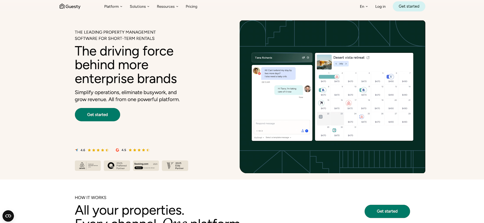 Guesty, management tools