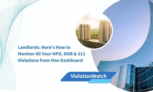 Monitor HPD DOB 311 Violations Dashboard