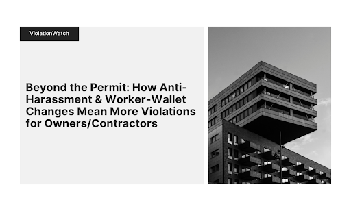 NYC Anti-Harassment & Worker-Wallet Violations