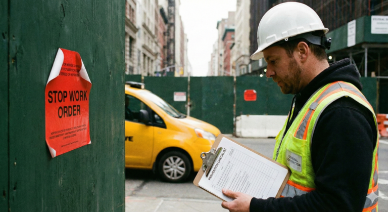 General Contractors: Avoiding NYC Stop Work Orders (Prevention Checklist)