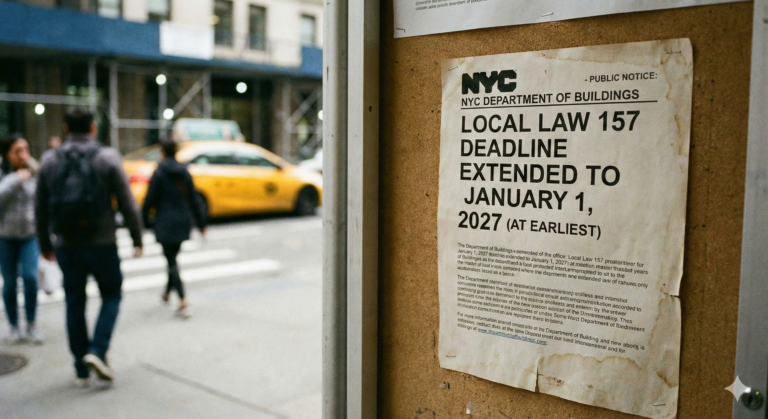 Local Law 157 Deadline Extended To January 1, 2027 At Earliest