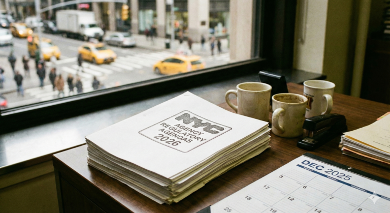 NYC Agency Regulatory Agendas For 2026 Released