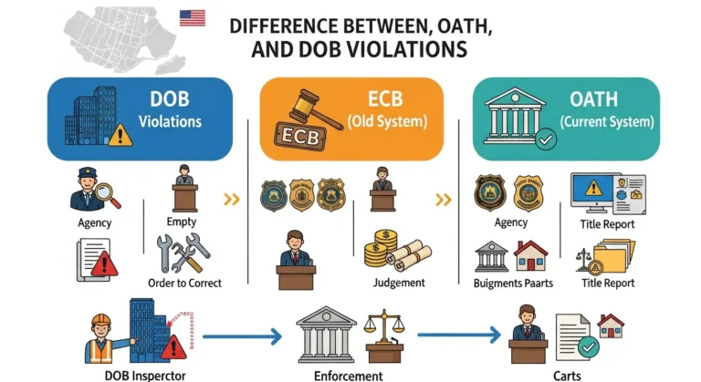 The Difference Between ECB, OATH, And DOB Violations (Plain English Guide)