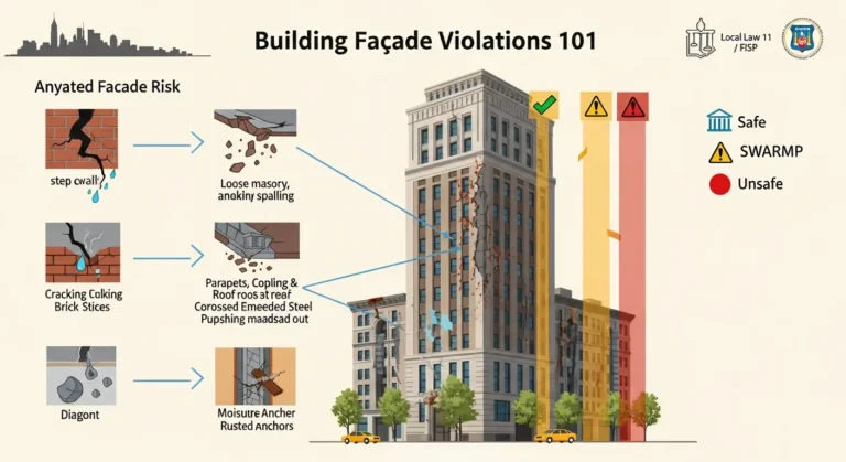 Building Facade Violations 101: Local Law 11, Cracks, Unsafe Conditions