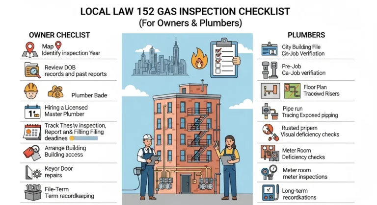 Local Law 152 Gas Inspection Checklist For Owners And Plumbers
