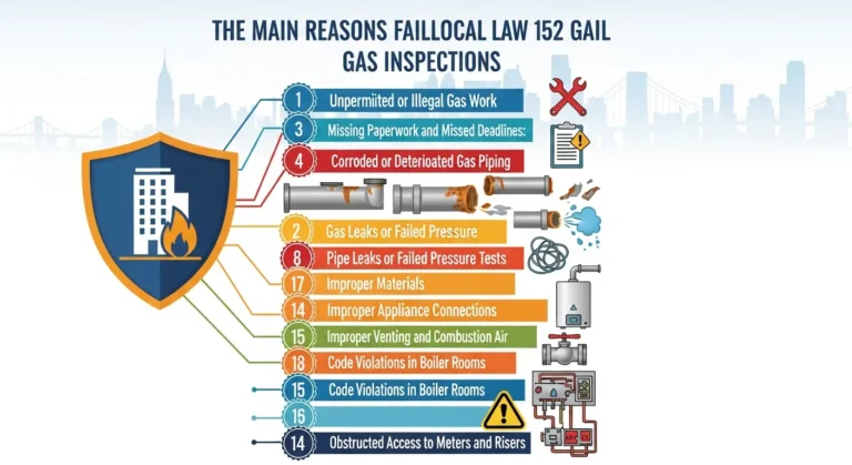 Top 10 Reasons Buildings Fail Gas Inspections (Local Law 152)