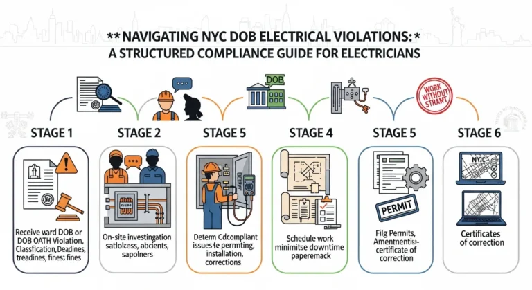 How Electricians Should Handle DOB Violations Related To Electrical Work