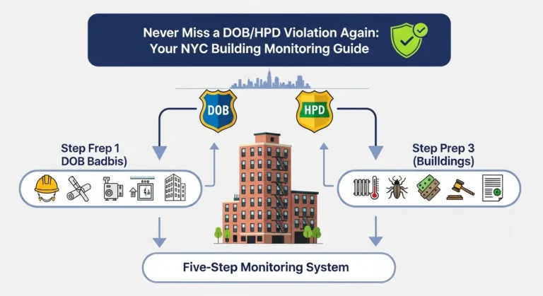 How To Monitor Your Building So You Never Miss A DOB/HPD Violation Again
