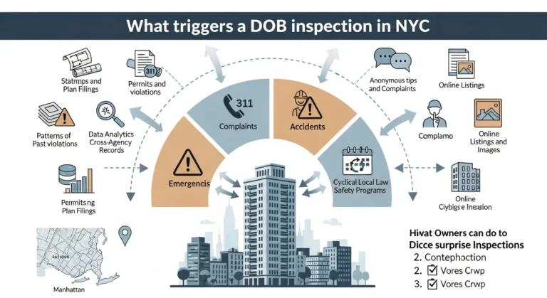What Triggers A DOB Inspection In NYC? Hidden Rules Nobody Talks About